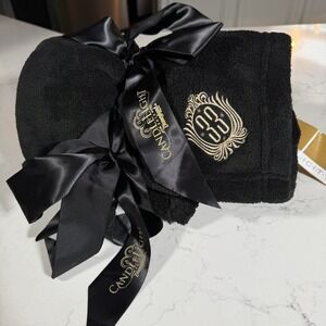 Disney Club 33 Candlelight 2012 Disneyland Resort Plush Throw Blanket NWT Black